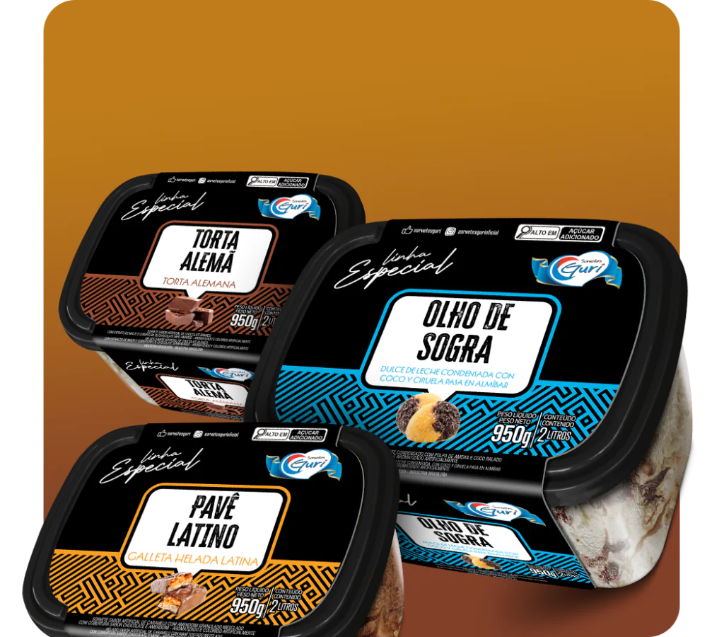Linha Especial — Sorvetes Guri